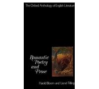 Romantic Poetry and Prose (Tapa blanda) Oxford Anthology of English Literature