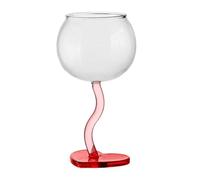 Romantic Red Wine Glass, Creative Transparent Mocktail Cup, Heart-Bottom Goblet, Champagne Juice Glass, Ideal for Liquor, Cocktails, Celebrations, Parties and Home Bars