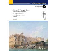 Romantic Trumpet Duos: for 2 trumpets (cornets) in Bb and piano. Partition et parties.