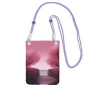 Romantic Vibes - Bolso cruzado para teléfono móvil para mujer, moderno y ajustable, ligero para el uso diario, Purple, Talla única