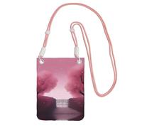 Romantic Vibes - Bolso cruzado para teléfono móvil para mujer, moderno y ajustable, ligero para el uso diario, Pink, Talla única
