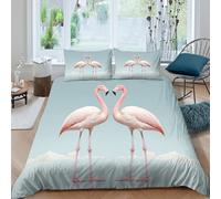 Romantic Wildlife Art Funda de Edredón Tres Piezas Diseño 3D con Cremallera romántico Wildlife Arte Funda Edredon Incluye Fundas de Almohada Lavables Suave for Familia Super King（260x220cm）