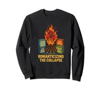 Romanticizando el arte ironía del colapso Sudadera