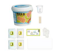 Romántico juego de forma de mano - Huella de yeso DIY DIY Kit de manualidades para parejas | Herramienta de escultura natural para hacer recuerdos personalizados, kit creativo hecho a mano para el