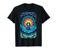 Romántico Pareja Sol Luna Amor Celestial Unión Estrel Camiseta