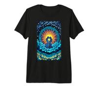 Romántico Pareja Sol Luna Amor Celestial Unión Estrel Camiseta Premium