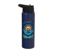 Romántico Pareja Sol Luna Amor Celestial Unión Estrel Stainless Steel Insulated Water Bottle