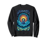 Romántico Pareja Sol Luna Amor Celestial Unión Estrel Sudadera