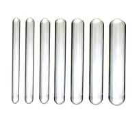 ROMANTICSI Ultra suave - Accesorios de masaje de vidrio transparente - Diseño de ambos extremos - Fácil de limpiar - 7 tamaños - Diámetro 2-5 cm - Portátil,3.5cm