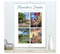 Romantik in Franken (hochwertiger Premium Wandkalender 2026 DIN A2 hoch), Kunstdruck in Hochglanz: Zwei historische Städte entlang der Romantischen Straße