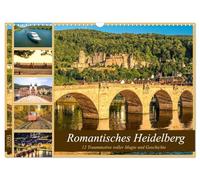 Romantisches Heidelberg - 12 Traummotive voller Magie und Geschichte (Wandkalender 2026 DIN A3 quer), CALVENDO Monatskalender: Traumansichten der romantischen Stadt