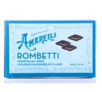 Rombetti, Regaliz con Anís, Caja Azul, 100 g, Pack de 12 Unidades