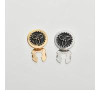 ROMDANTY Gemelos Franceses - 2 Piezas con Cubiertas de Botones Florales, Diseño Automático Elegante, Accesorios para Blusas y Camisas de Esmoquin, Decoración de Ropa DIY