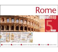 Rome Double: Pocket size, pop up city map of Rome (PopOut Maps)