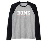 Rome Italy Camiseta Manga Raglan