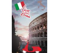 Rome Notebook: Italy Travel Journal, 120 Lined Pages 6"x9"