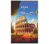Rome Notebook: Journal | Planner | Notebook | Sketchbook | Travel Memories | Rome | Italy | 100 Pages