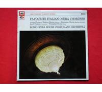 Rome Opera House Chorus & Orchestra Favourite Italian Opera Choruses LP HMV XLP30059 EX/EX 1960s Giuseppe Conca as Chorus Master