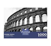 Rome Puzzle 1000 Piezas Jigsaw Puzzles para Adultos Niño Rompecabezas Difícil Juegos Que Desafían El Cerebro para Toda La Familia 38x26cm/1000pcs