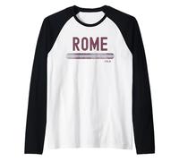 Rome Roma Italy | Vacation Travel Camiseta Manga Raglan