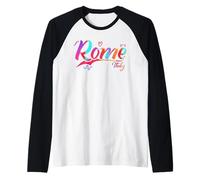 Rome Roma Italy | Vacation Travel Camiseta Manga Raglan