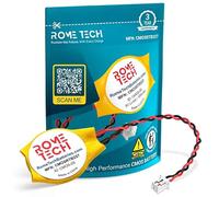 Rome Tech Batería CMOS para Lenovo ThinkPad T60, T60p, T61, W500, W510 - BIOS RTC 3V CR2032 con cable de 2 pines y 2 cables (paquete de 1)