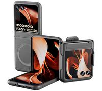 Rome Tech Funda con clip para cinturón para Motorola Razr Plus 2023 / Razr4 / Moto Razr 40 Ultra compatible con MagSafe magnética resistente deslizante Hip Phone Cover con soporte para Moto Razr+