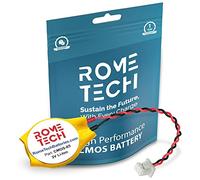 Rome Tech Batería CMOS para Lenovo ThinkPad T60, T60p, T61, W500, W510 - BIOS RTC 3V CR2032 con cable de 2 pines y 2 cables (paquete de 1)
