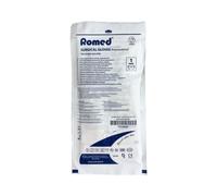 Romed Guantes Quirúrgicos Látex Estériles con Polvo T7 1 par
