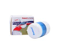 Romed píldoras maler Caramente- Azul/Blanco - Plástico - Cortar, dividir o triturar pastillas - También es adecuado para almacenar medicamentos