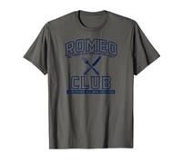 Romeo Club Good Friends, Bad Brokes, Estampado Great Food Navy Camiseta