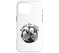 Romeo & Juliet Esqueleto Pareja Abrazo Abraza Shakespeare Meme Carcasa para iPhone 16 Pro MAX