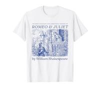 Romeo Juliet Shakespeare Hamlet Book Lover Bookworm Cute Camiseta