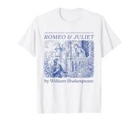 Romeo Juliet Shakespeare Hamlet Book Lover Bookworm Cute Camiseta gráfica económica