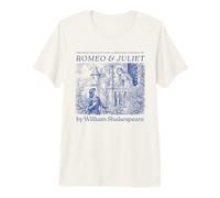 Romeo Juliet Shakespeare Hamlet Book Lover Bookworm Cute Camiseta Premium
