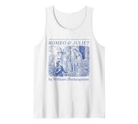 Romeo Juliet Shakespeare Hamlet Book Lover Bookworm Cute Camiseta sin Mangas