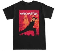 Romeo Must Jet LI Hip Hop Rap BRED Retro SF Movie Film Mens T Shirt Black 3XL