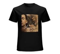 Romeo Santos Frmula Vol Men's Cotton T-Shirt Black Shirt Top tee XL