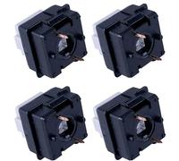 Romer G-Switches - Eje de llave de repuesto para teclado mecánico Logitech G810 G910 G413 G513 Pro, 4 piezas, color negro