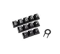 Romer-G - Teclas retroiluminadas para Teclado mecánico Logitech G910 G413 G512 G513 K840 GPRO G810 G413 G310 G613 de 12 Teclas, Color Negro