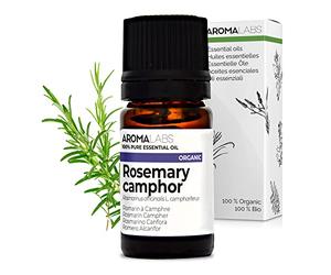 Romero Alcanfor BIO (Rosmarinus officinalis - QT alcanfor) - 5 mL - Aceite Esencial Quimiotipado y Certificado AB - Aroma Labs