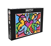 Romero Britto - Puzzle (2000 piezas), diseño de mariposas