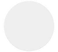 ROMHZKS Mesa redonda de madera para exteriores, diseño minimalista con acabado blanco resistente a la intemperie, ideal para jardín y patio, uso durante todo el año