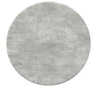 ROMHZKS Mesa redonda de madera para exteriores, diseño minimalista con superficie impermeable, ideal para jardín y patio, uso durante todo el año, fácil limpieza,