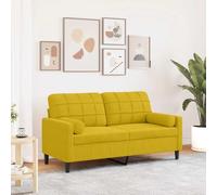 ROMHZKS Sofá de terciopelo de 2 plazas con estructura de metal, fundas de almohada extraíbles, diseño moderno para sala de estar, sofá de tela de terciopelo suave, estructura robusta, experiencia de