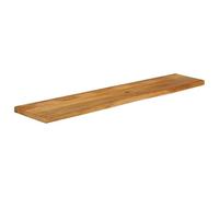 ROMHZKS Tablero de escritorio de madera maciza de mango con borde natural rústico para oficina, escritorios o proyectos de muebles, mesa de madera versátil, 180 x 40 x 2,5 cm