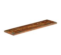 ROMHZKS Tablero de madera maciza recuperado, rectangular, 100 x 20 x 3,8 cm, para mesa de bar, mesa auxiliar o proyectos de muebles, mesa robusta y duradera, de madera reciclada densa, fácil de