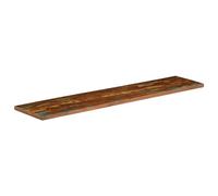 ROMHZKS Tablero de madera maciza recuperado, rectangular, 180 x 20 x 2,5 cm, para mesa de bar, mesa auxiliar o proyectos de muebles, mesa robusta y duradera, de madera reciclada densa, fácil de