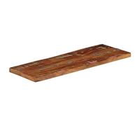ROMHZKS Tablero de madera maciza recuperado, rectangular, 80 x 20 x 3,8 cm, para mesa de bar, mesa auxiliar o proyectos de muebles, mesa robusta y duradera, de madera reciclada densa, fácil de limpiar