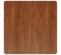 ROMHZKS Tablero de mesa cuadrado de madera maciza 80 x 80 x 2,5 cm de roble tratado marrón oscuro para renovación de mesas y construcción de muebles